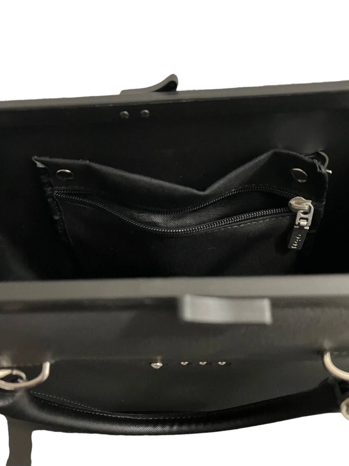 O BAG DOC BLACK WITH SWAROVSKI Made in Italy - O Bag