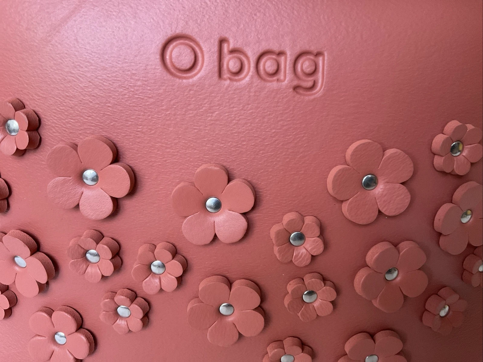 Medium Obag Flower With Trim, Rope - O Bag