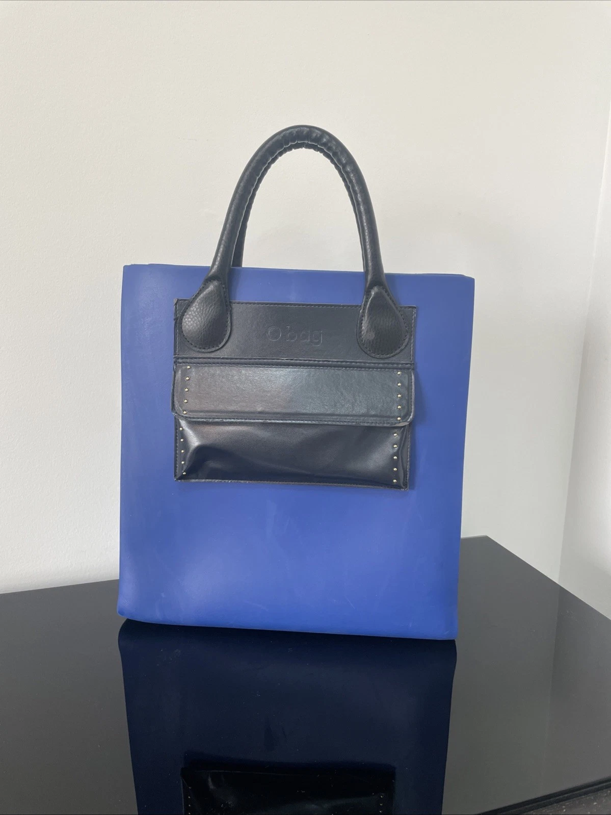 O Bag Tote Bag In Polyester With Interchangeable Inserts And Handles Blue - O Bag