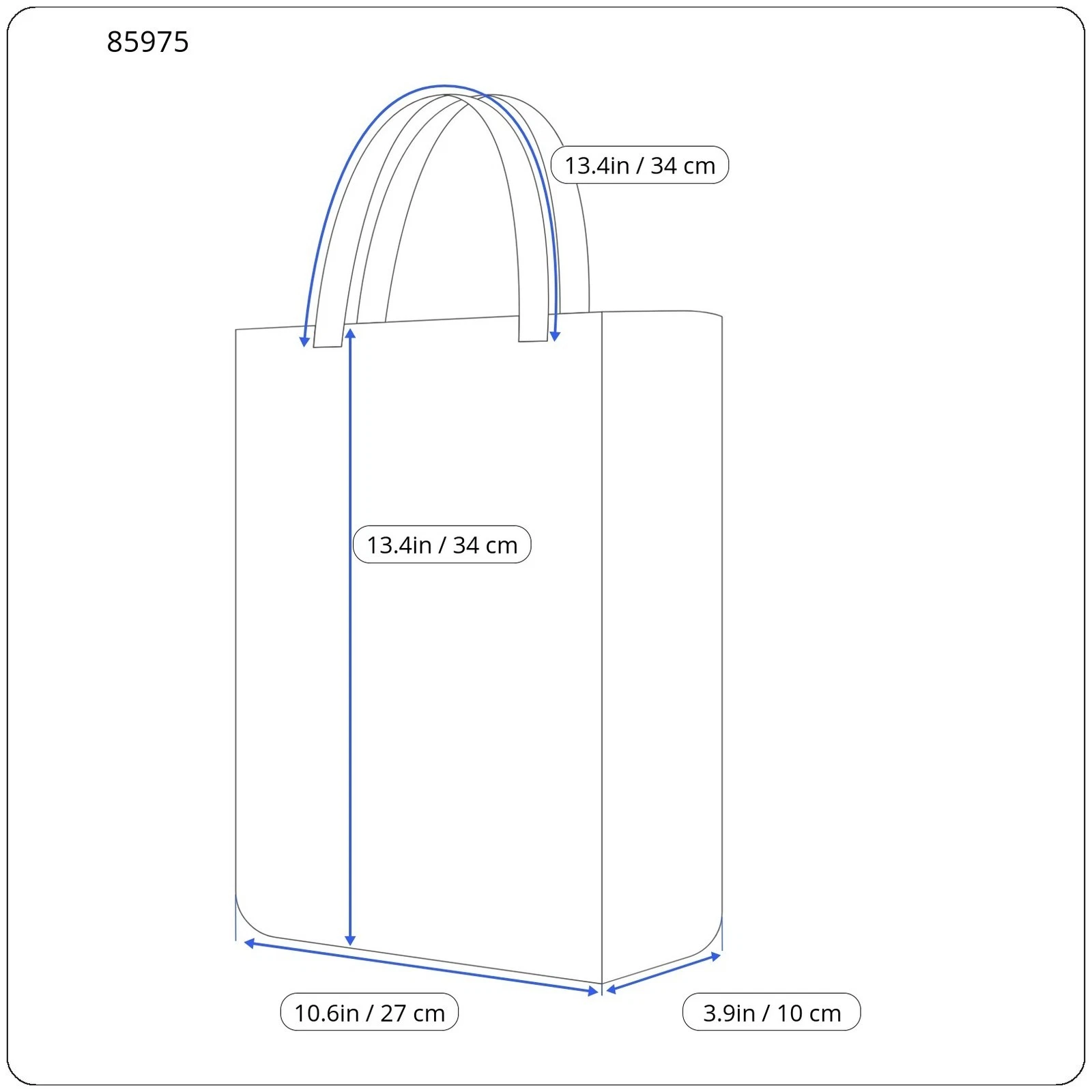 O Bag Chic Women's Bag OS Black Red Double Handle Inner Square Tote - O Bag