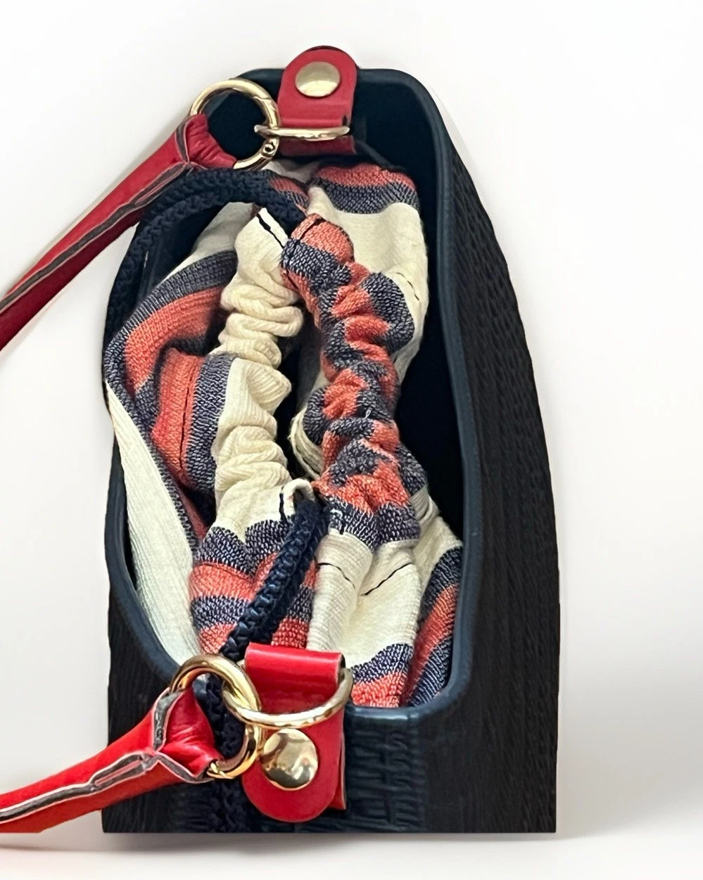 O Bag Striped Drawstring Closure Italy - O Bag