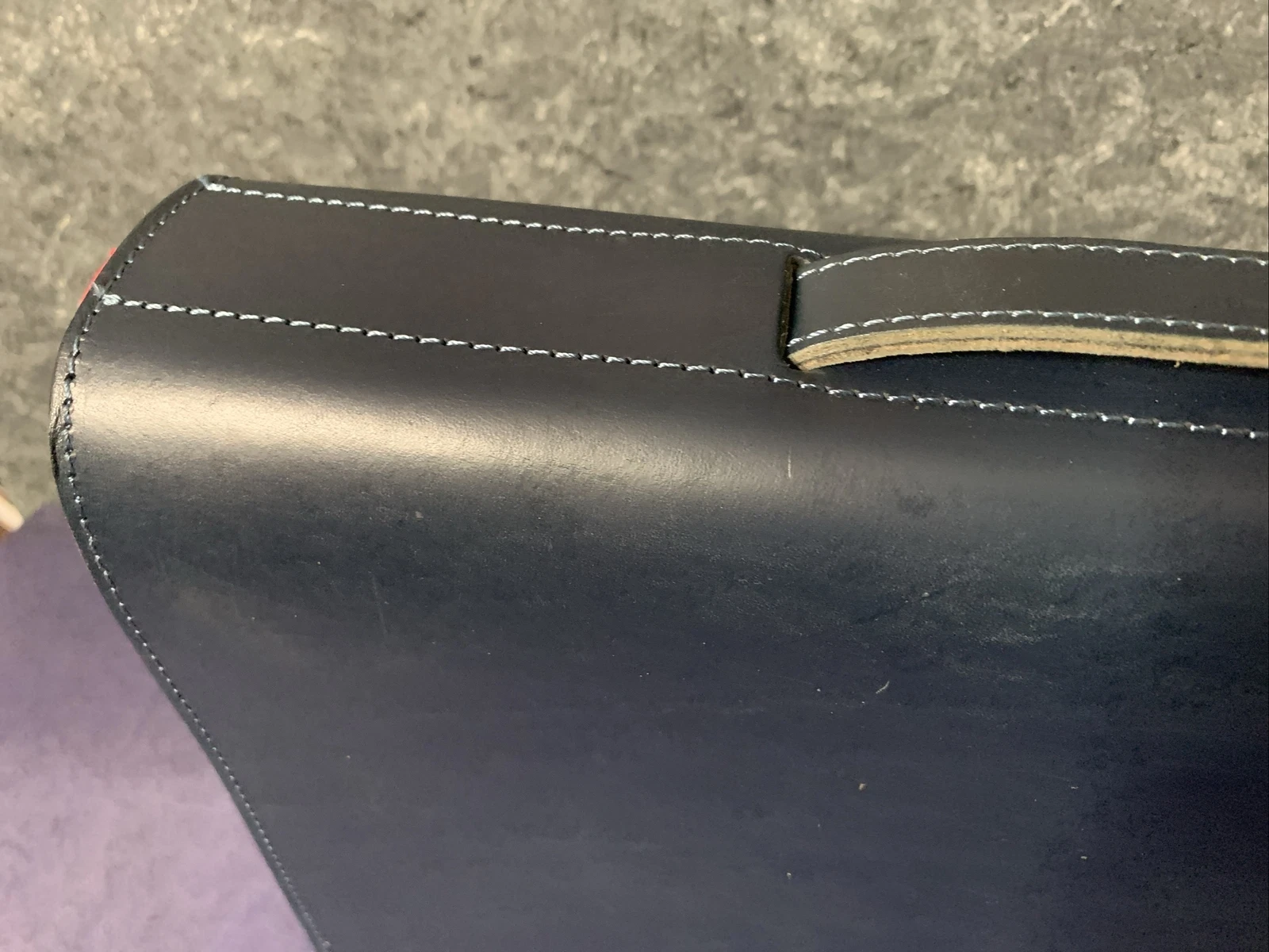 O Bag Pink Handbag - Made in Italy - White Removable Lining - Blue Top - O Bag