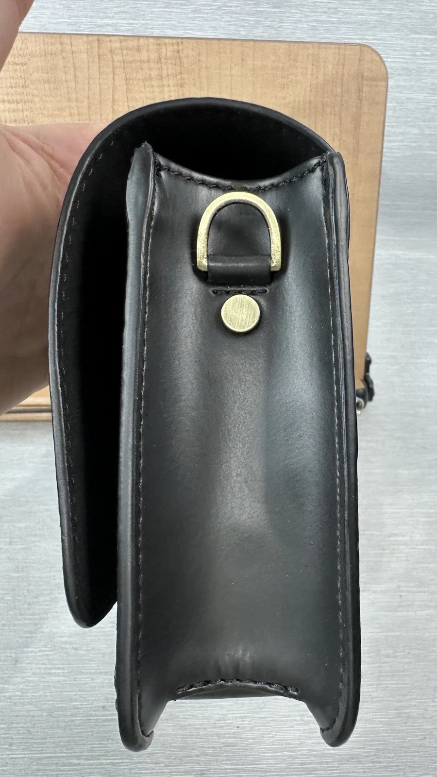 O my Bag Amsterdam Vegan Leather Audrey Black Crossbody Purse Near Excellent - O Bag