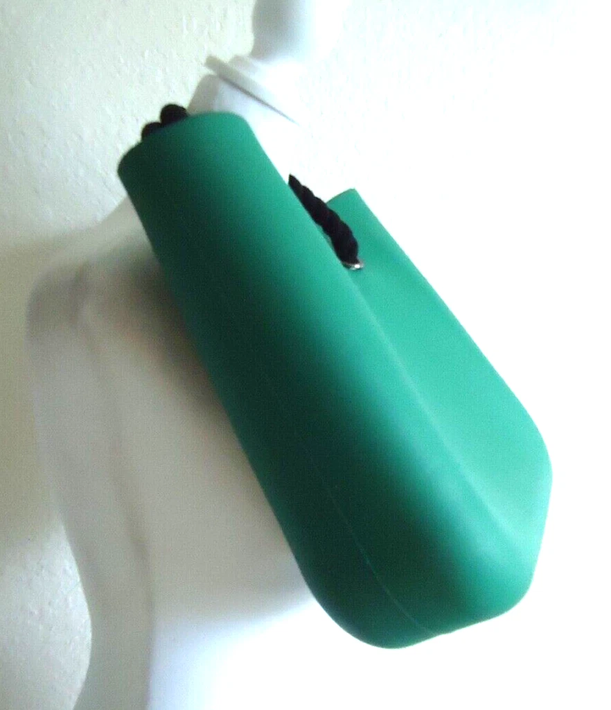Obag Designed By E. Magenta Made In Italy Women'a Green Rubber Handbag - O Bag