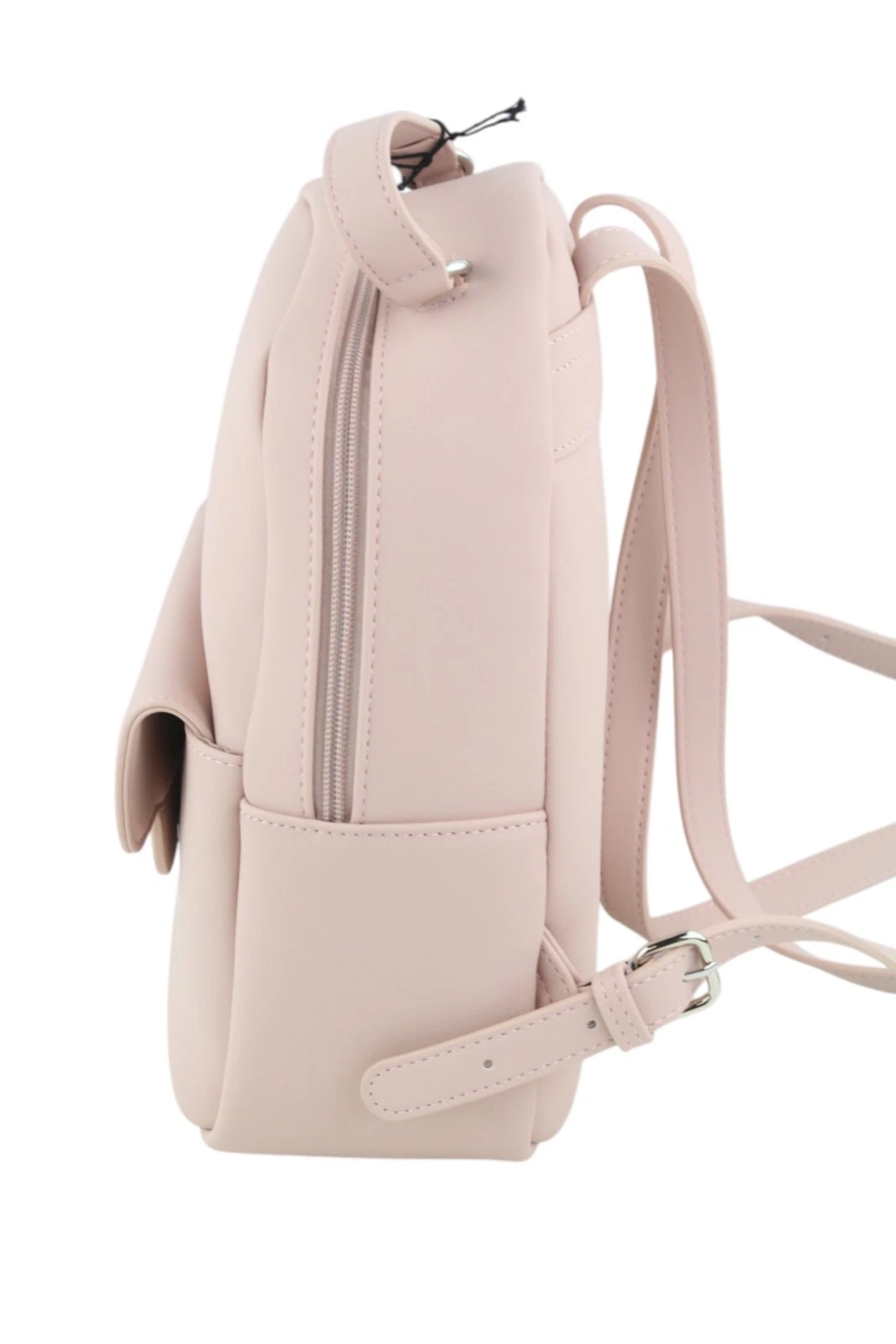 O Bag Sofia Women Bag OS Light Pink Double Handle Backpack Zip Closure Logo - O Bag