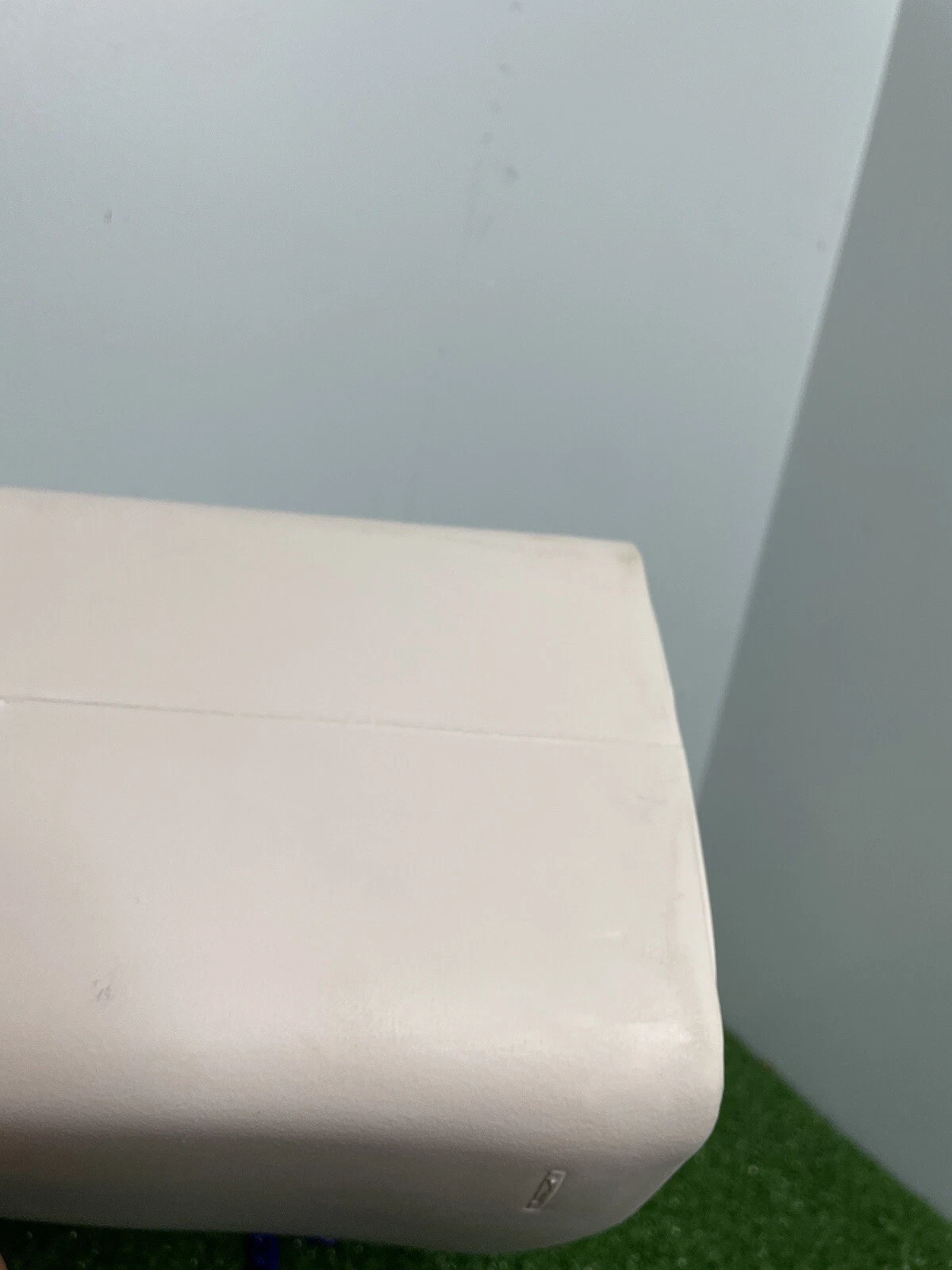 OBag Rubber White Tote Bag Handbag Double Chain Handles Classic Iconic - O Bag