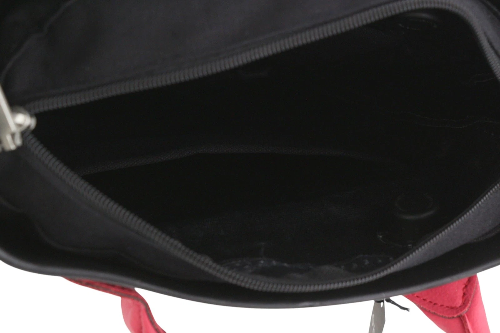 O Bag Chic Women Bag OS Black Dual Handles Inner Pouch Mini Square Tote Logo - O Bag