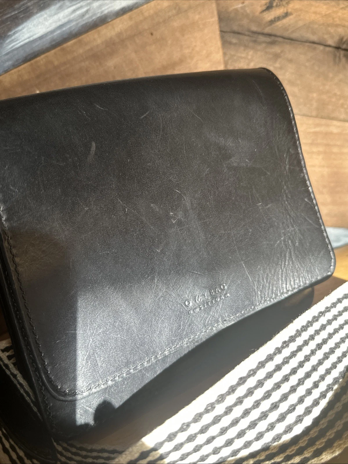 O my Bag Amsterdam Vegan Leather Audrey Mini Black Crossbody Purse - O Bag