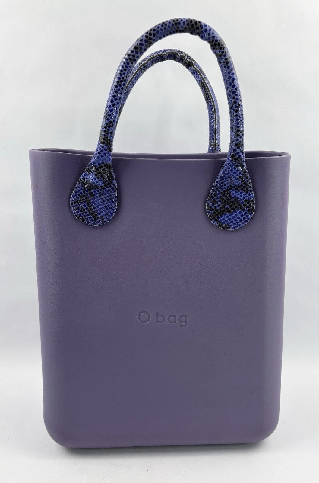 O Bag Italian Waterproof Purple Handbag Purse w/Removable Liner - O Bag