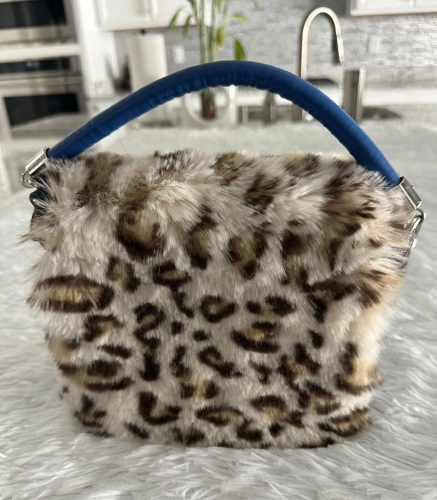 OBag Fullspot Faux Leopard Fur Bag - O Bag