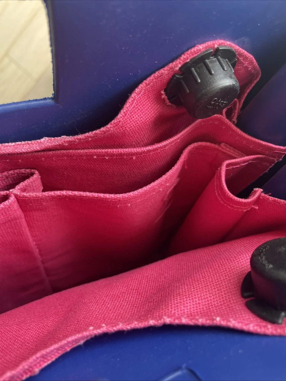 O Bag Tote Bag In Polyester With Interchangeable Inserts And Handles Blue - O Bag