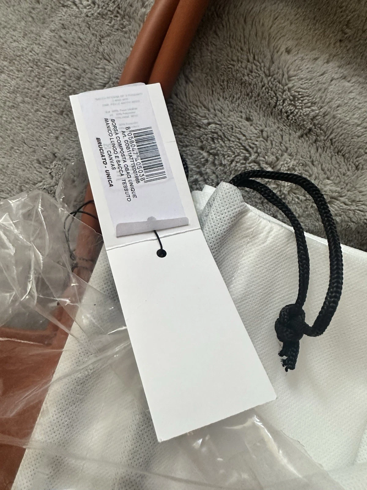 New Blue Obag With Matching Pouch - O Bag