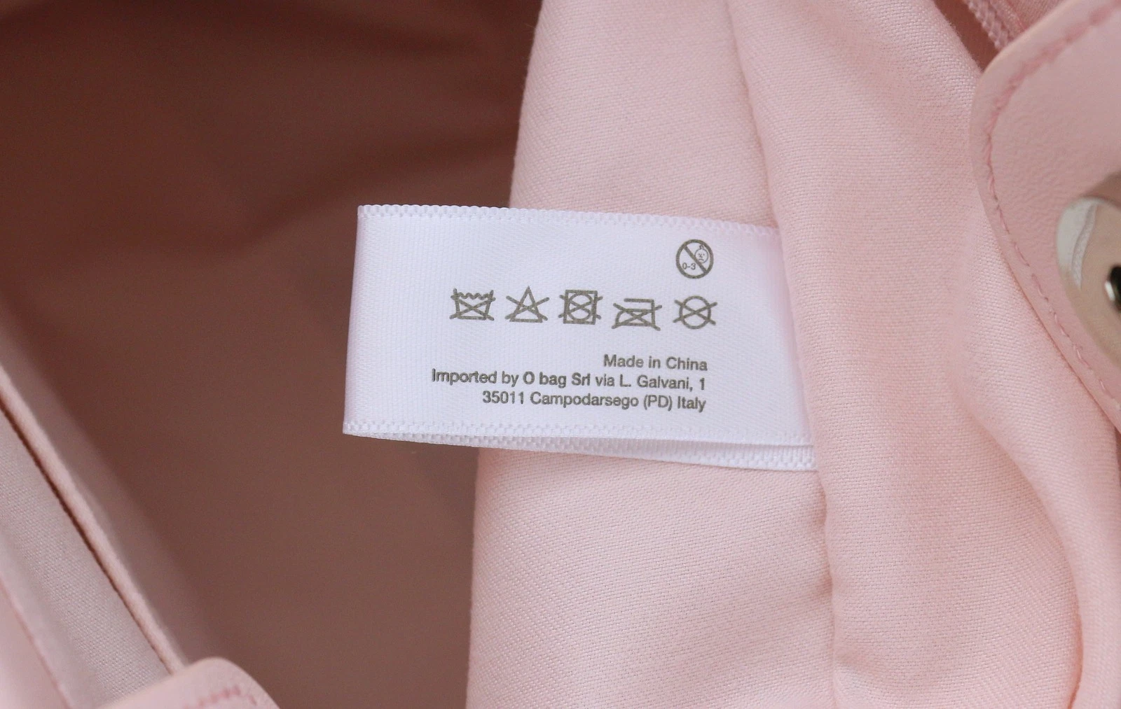 O Bag Vienna Women Bag OS Light Pink Double Handles Clasp Square - O Bag