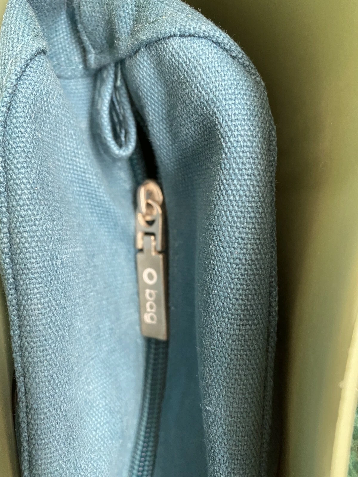 Obag Italy Eva Compound Tote Sage Green With Liner 16W x 12H x 4D - O Bag