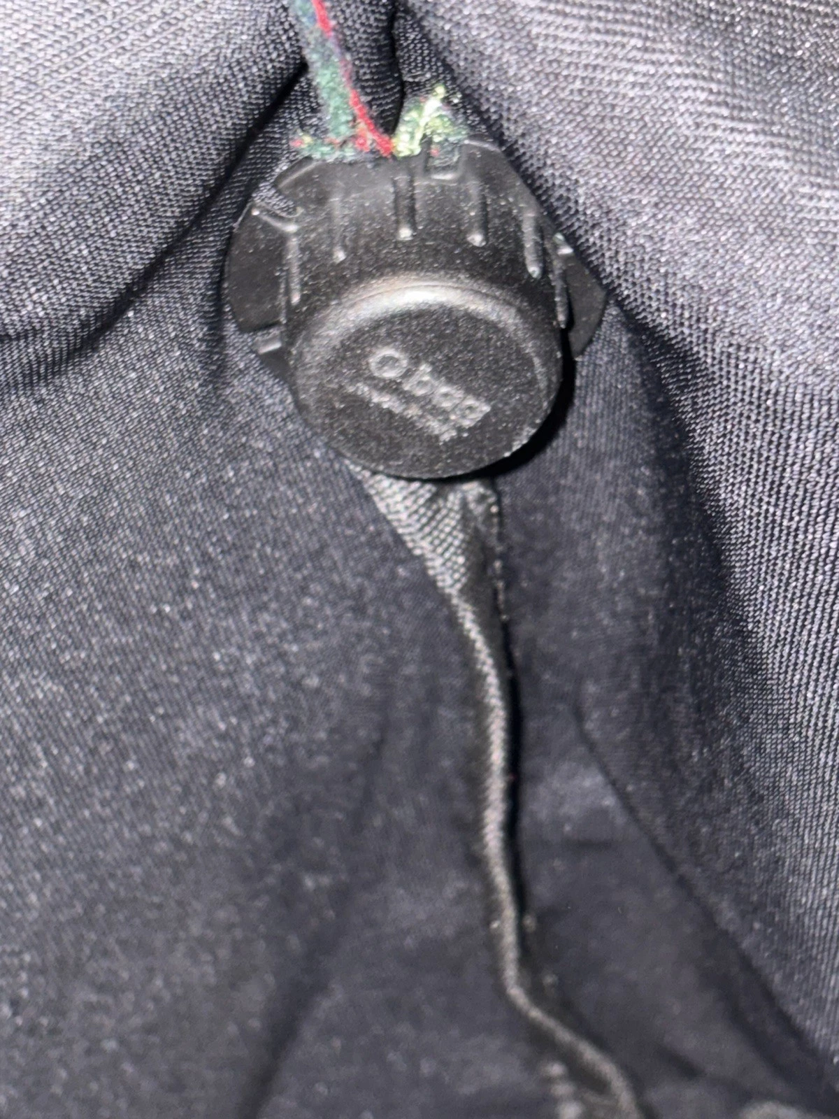 O Bag Italy Basket Tote Crossbody Purse Black Plaid Liner Drawstring New - O Bag