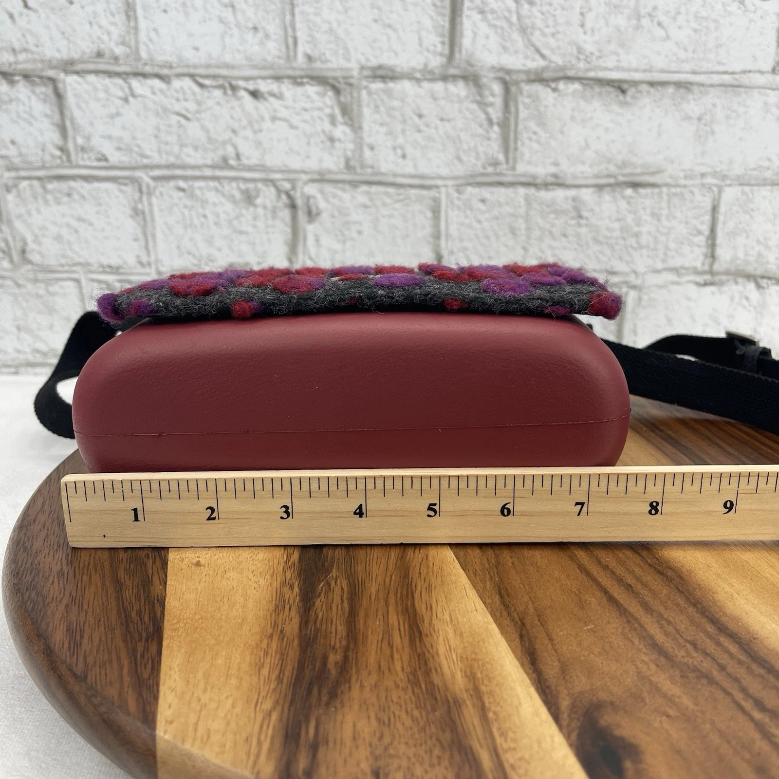 Obag O Bag O Pocket OPKO9 Womens EVA Wool Polka Dot Crossbody Bag Purse Italy - O Bag