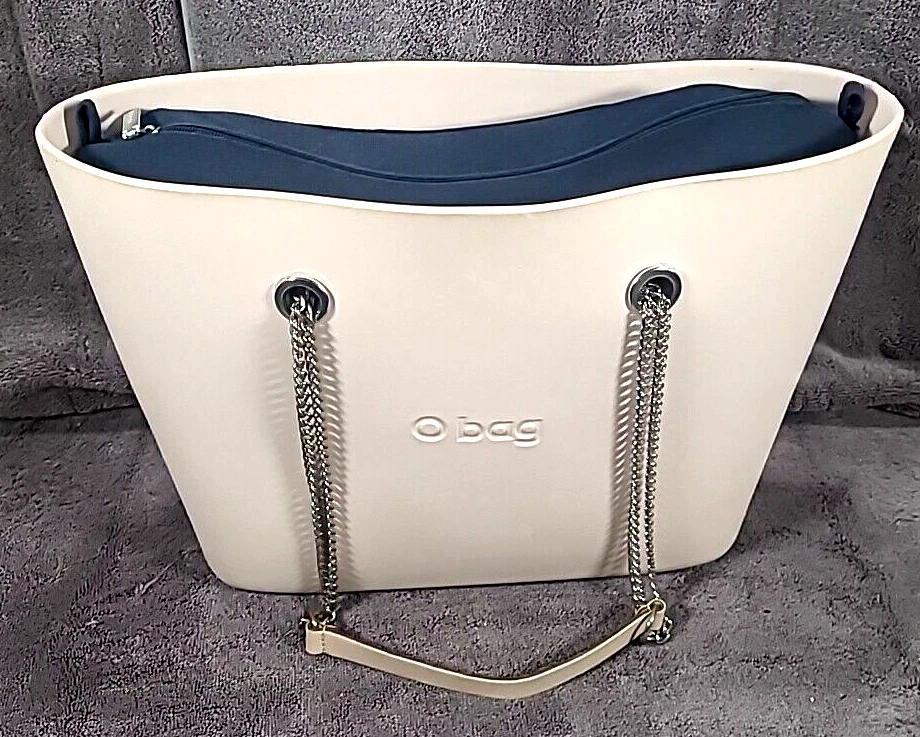 O Bag Bag Pink Blush Italy Waterproof EVA Silicone Rubber Removable Zipper Liner - O Bag