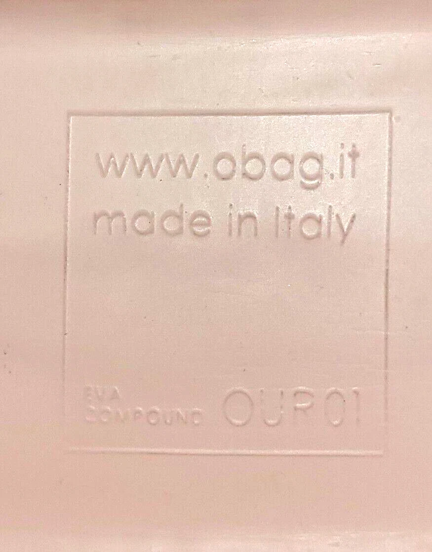 O Bag Bag Pink Blush Italy Waterproof EVA Silicone Rubber Removable Zipper Liner - O Bag