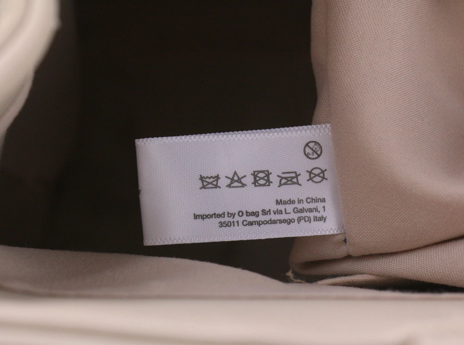 O Bag Vienna Women Bag OS Beige Double Handles Clasp Lined Square - O Bag