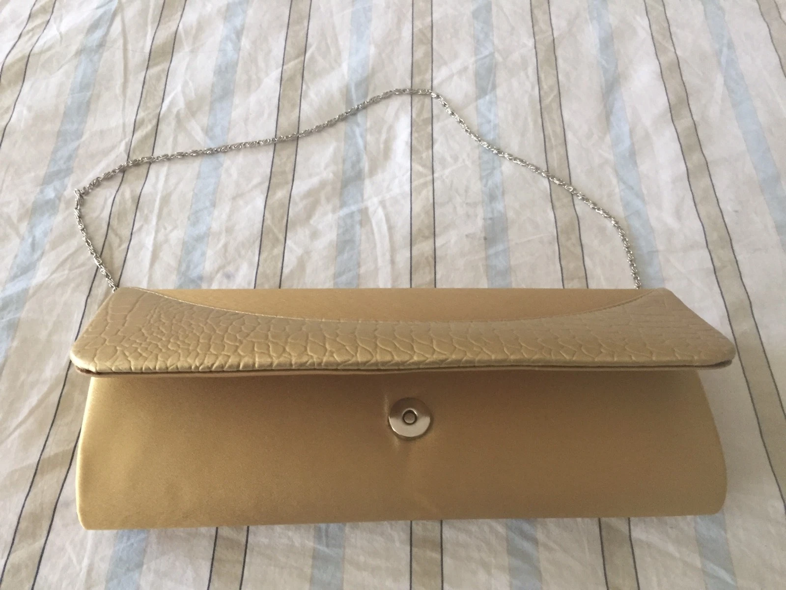 Women's Gold Clutch Bag - O Bag