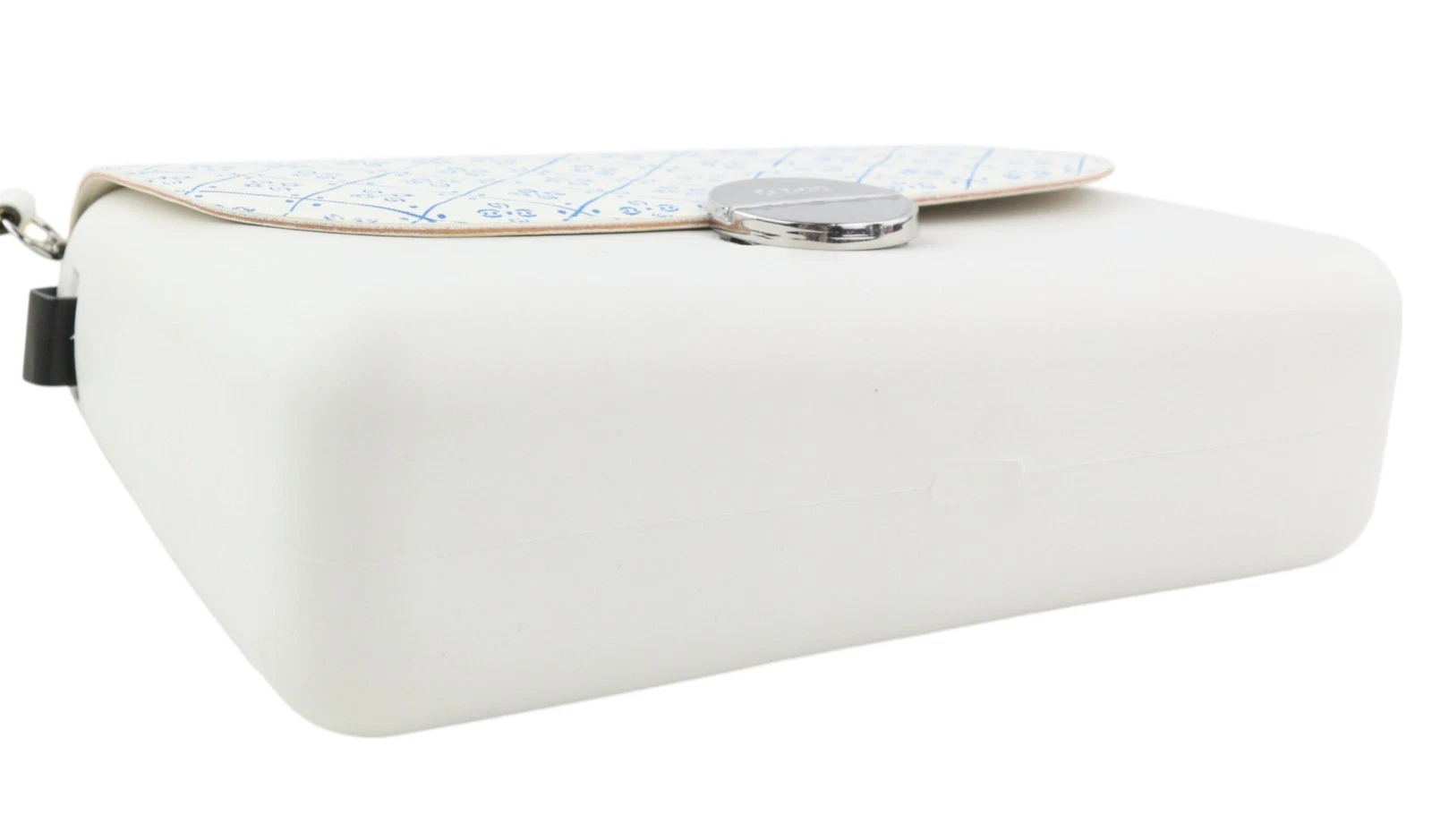 O Bag Glam Women Bag OS White Pattern Adjustable Strap Clasp Crossbody - O Bag