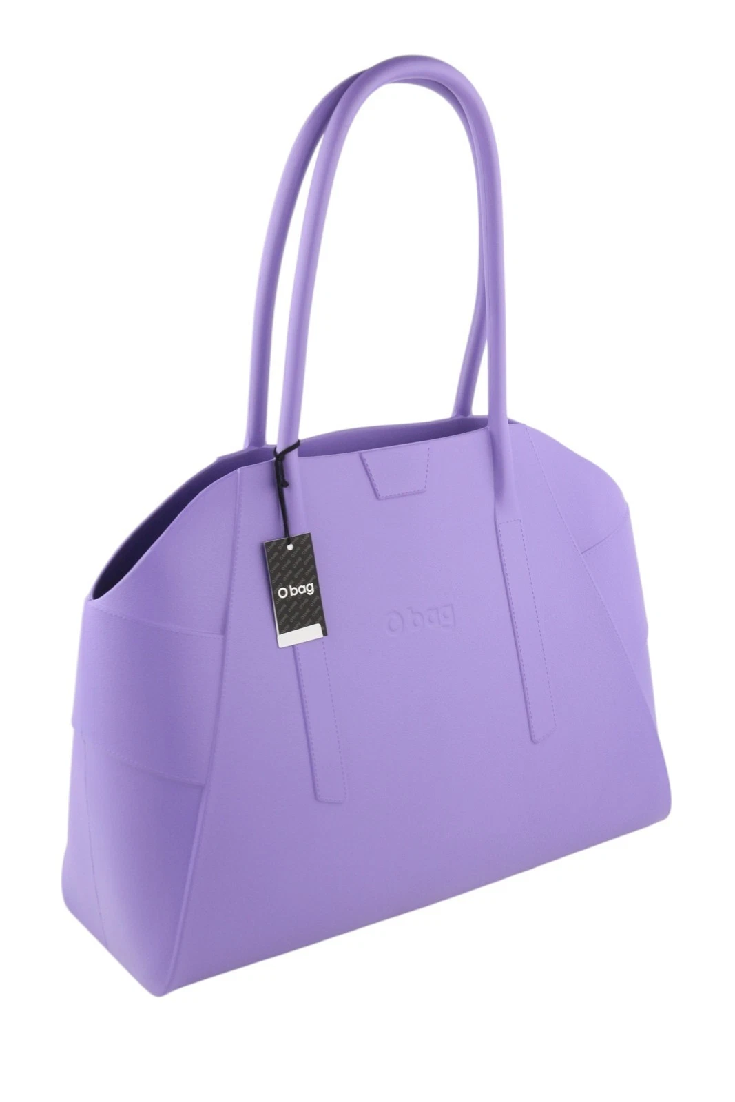 O Bag Unique Women's Bag OS Purple Structured Silicone Waterproof Double Handle - O Bag