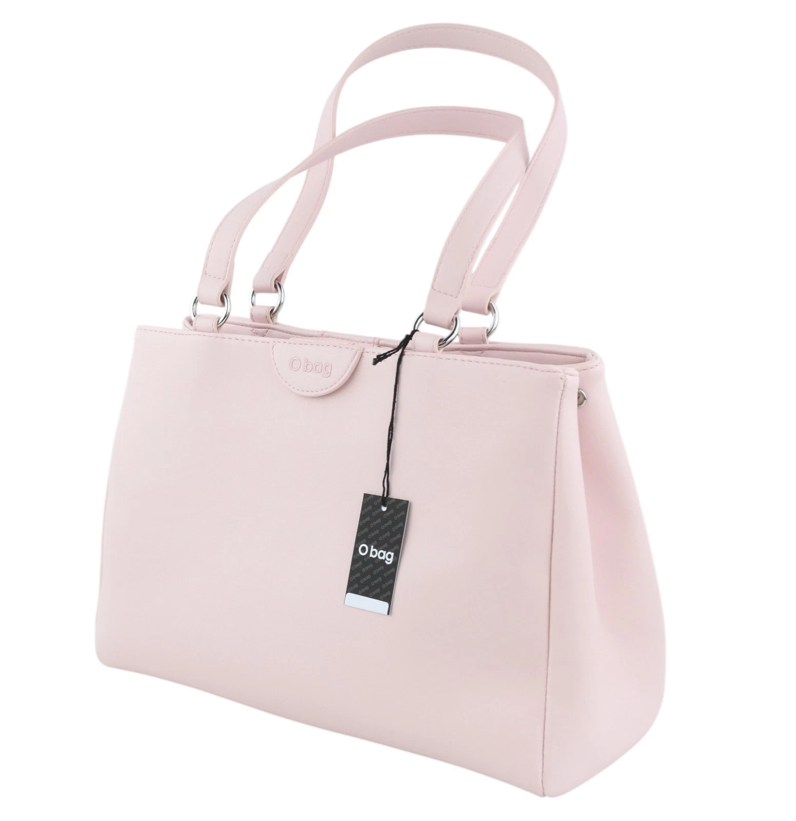 O Bag Vienna Women Bag OS Light Pink Double Handles Clasp Square - O Bag