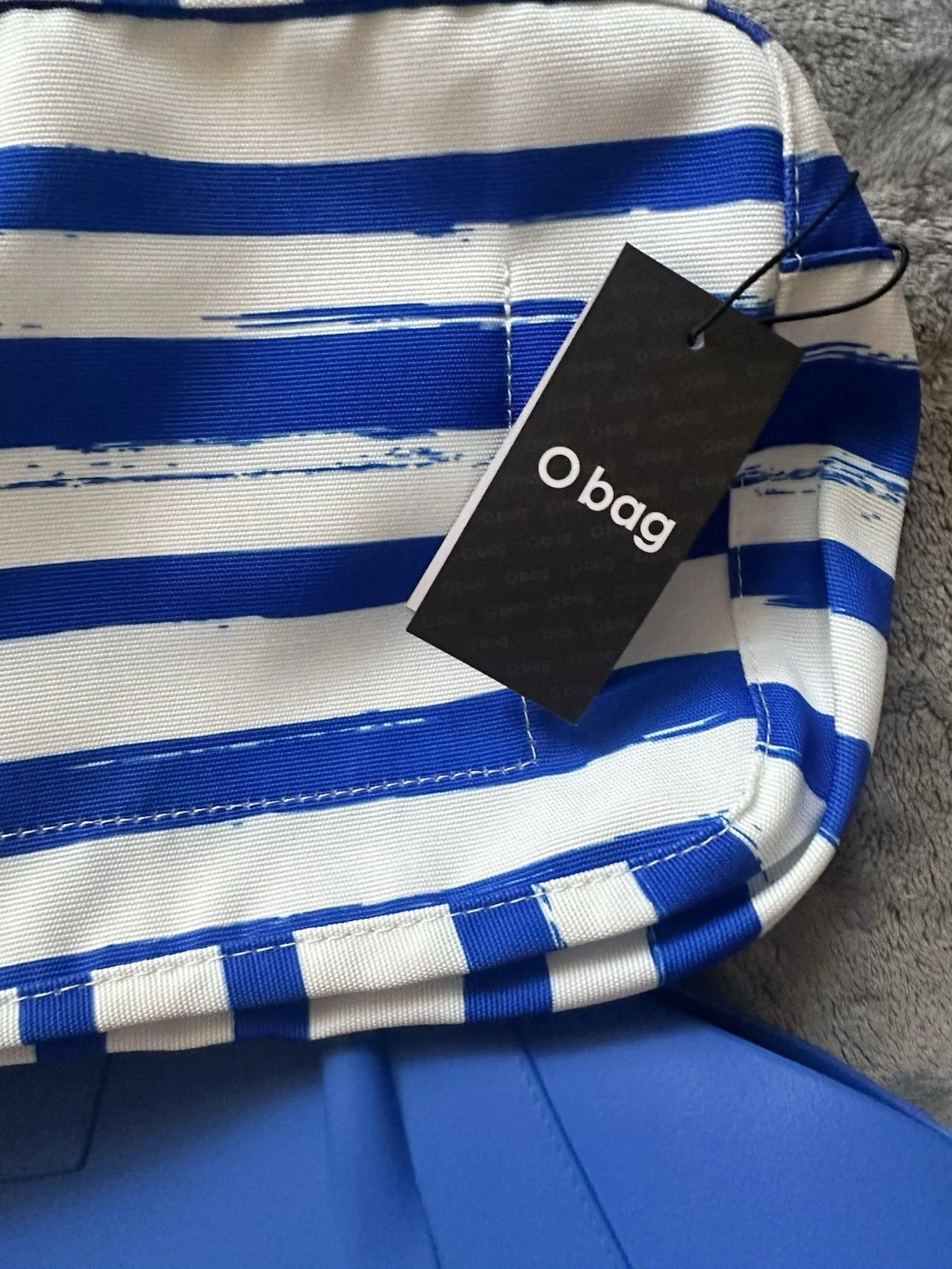 New Blue Obag With Matching Pouch - O Bag