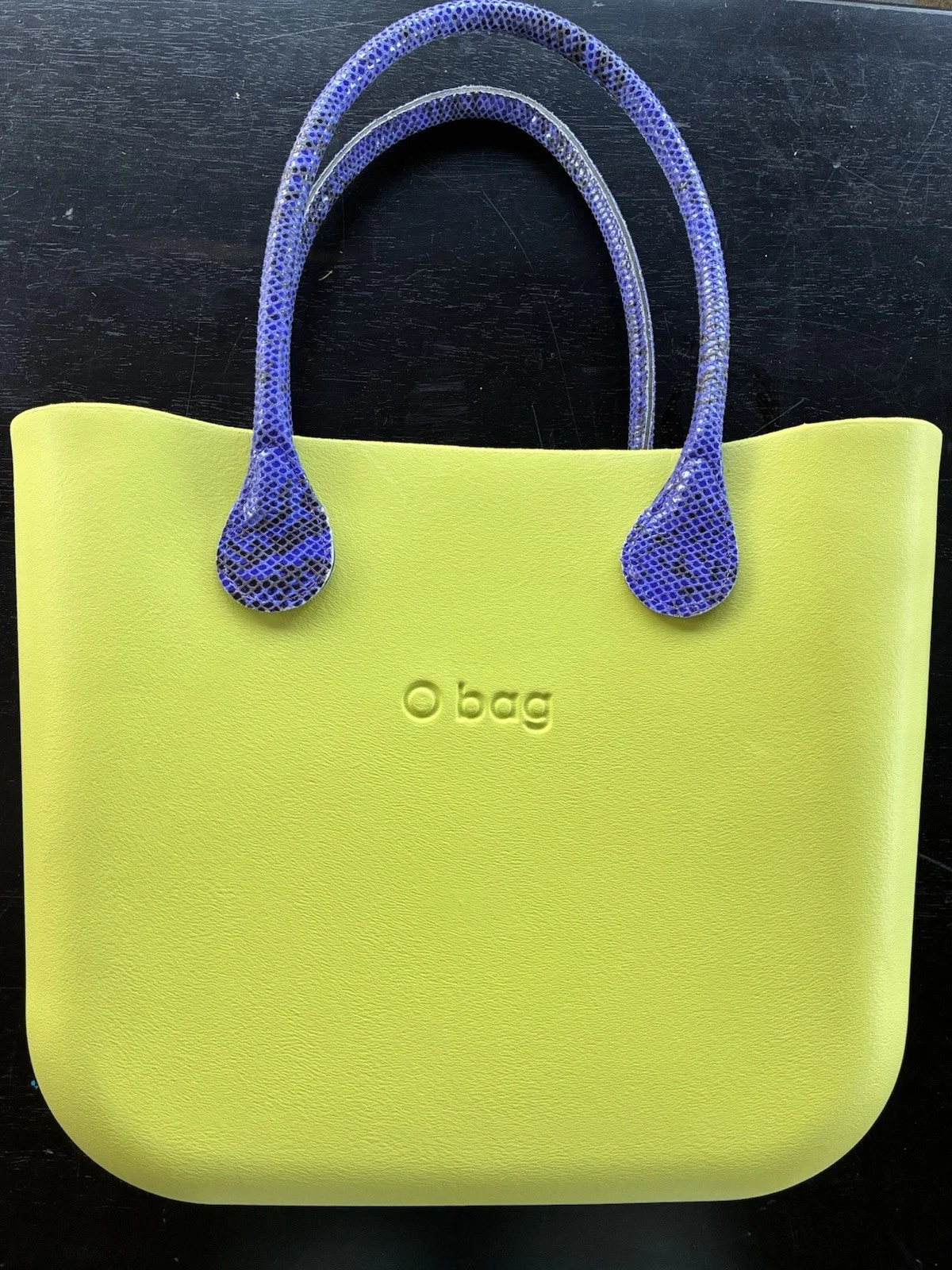 O Bag Classic Handbag, Green/Purple - O Bag