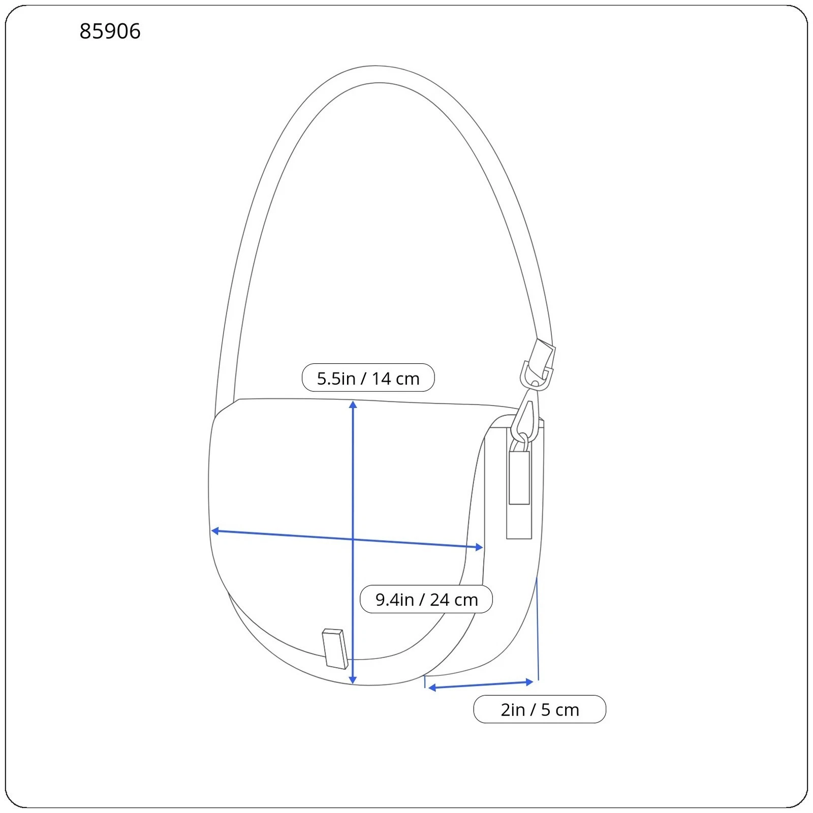 O Bag Venice Women's Bag OS Burgundy Waterproof Half Moon Shape Front Logo - O Bag