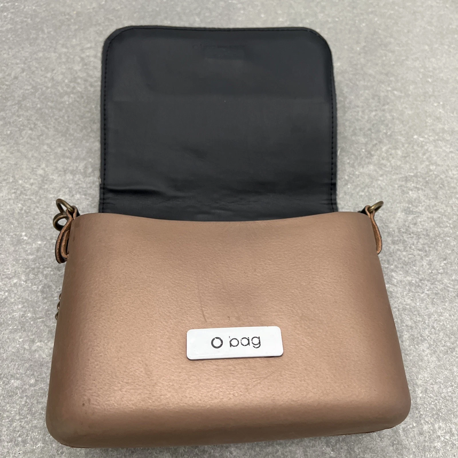 O-Bag O-Pocket Rubber Purse made in Italy-interchangeable flap/strap - O Bag