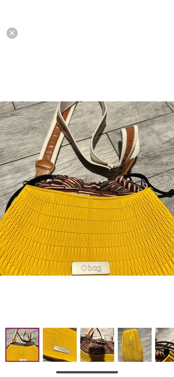 O Bag Yellow and Brown Shoulder Bag - O Bag