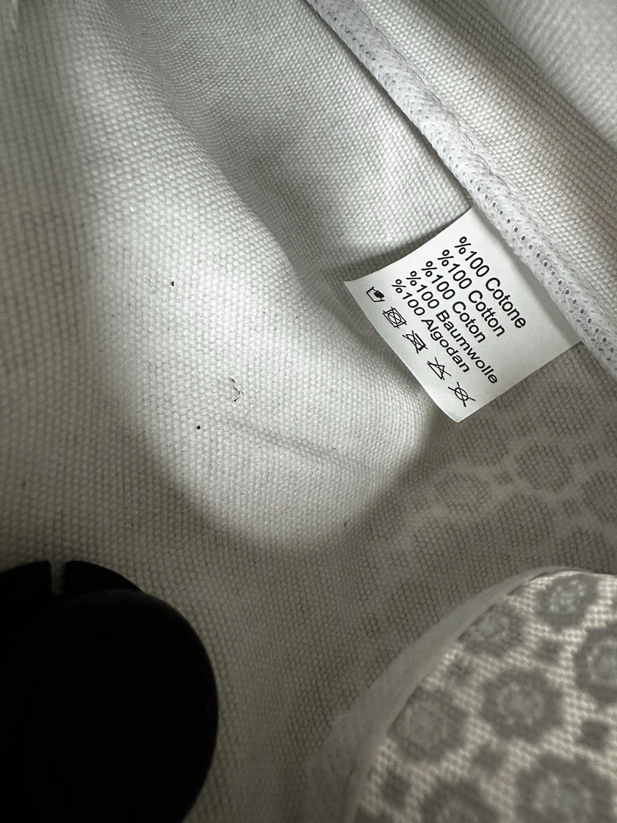 O Bag Italy Blue Waterproof Purse White Handles Removable Lining - O Bag