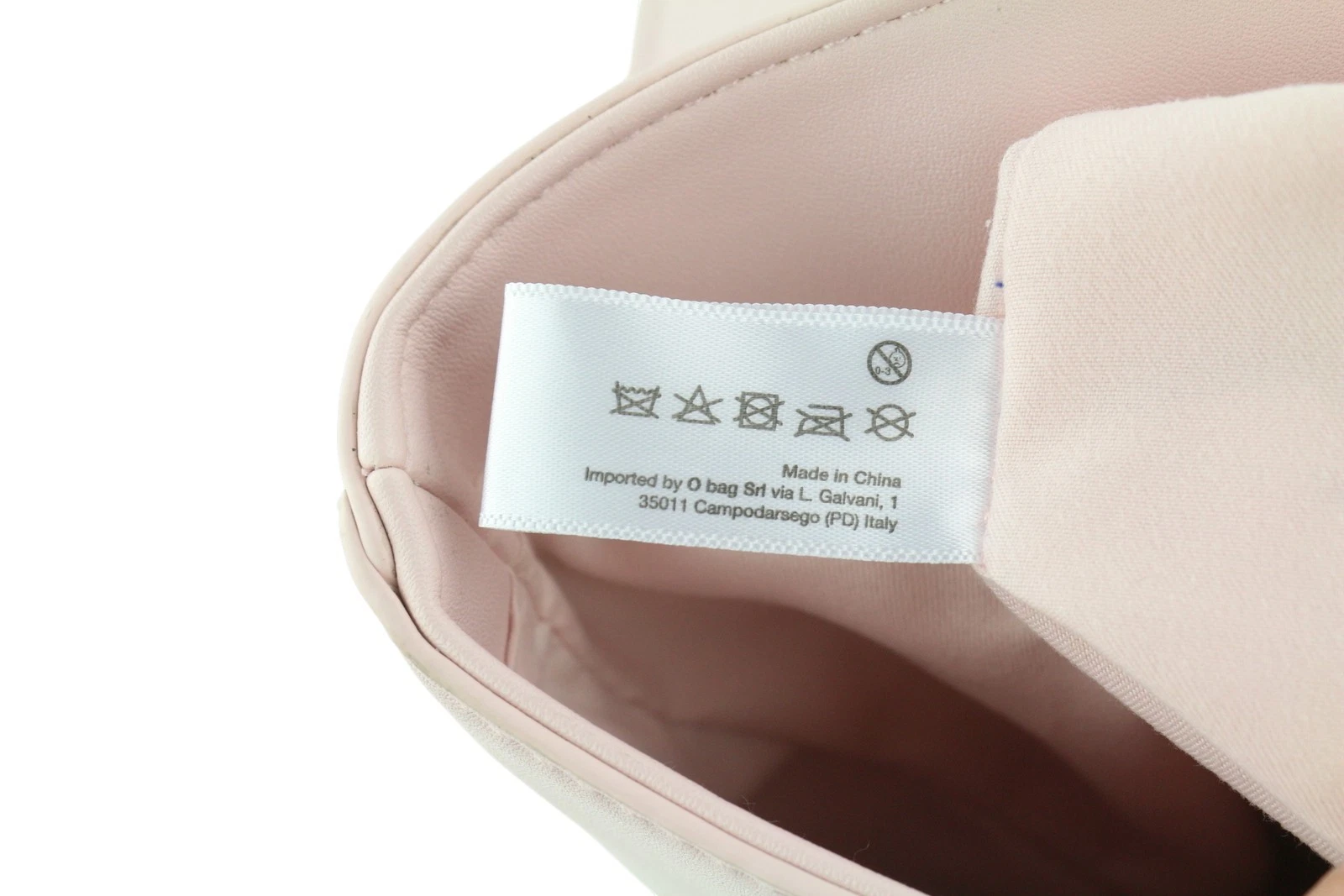 O Bag Zaino Women Bag OS Light Pink Double Handle Backpack Magnetic Closure - O Bag