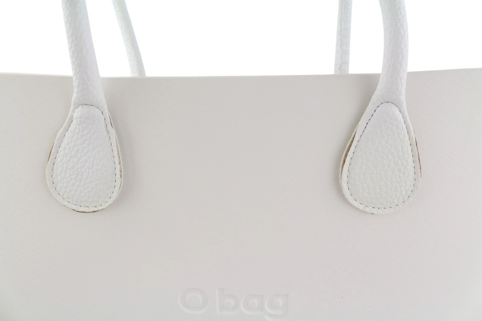 O Bag Urban Women Bag OS White Dual Handles Patterned Liner Trapeze Tote - O Bag