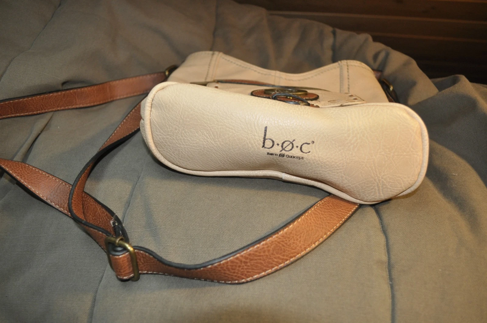 b.o.c. Crossbody Bag, Tan and Brown, Used - O Bag
