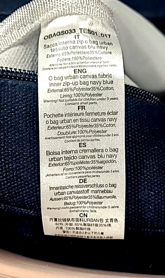 O Bag Bag Pink Blush Italy Waterproof EVA Silicone Rubber Removable Zipper Liner - O Bag